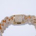 Starsgem S925 Silver Yellow  Gold Plated  Moissanite Cuban Bracelet 