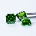 Green Color Crushed Ice Cut Cubic Zirconia 