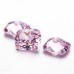Pink Color Crushed Ice Cut Cubic Zirconia