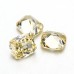 Canary Yellow Crushed Ice Cut Cubic Zirconia 