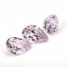 Pink Color Crushed Ice Cut Cubic Zirconia