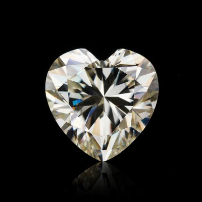 I-J Color Heart Cut Created Moissanite Loose Gemstone