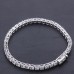 Starsgem High Quality VVS 4mm DEF Rond Cut Moissanite Bracelet 