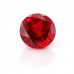 Round Shape Lab Grown Ruby Gemstone