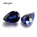 Pear Shape Blue Color Lab Grown Sapphire Gemstone