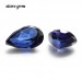 Pear Shape Blue Color Lab Grown Sapphire Gemstone