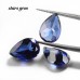 Pear Shape Blue Color Lab Grown Sapphire Gemstone