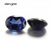 Oval Shape Blue Color Lab Grown Sapphire Gemstone