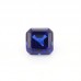 Octagon Shape Asscher Cut 9.5x9.5mm Blue Color Lab Grown Sapphire Gemstone