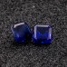 Octagon Shape Asscher Cut 9.5x9.5mm Blue Color Lab Grown Sapphire Gemstone