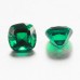 Cushion Shape Lab Grown Emerald Gemstone