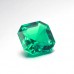 Asscher Cut Lab Grown Emerald Gemstone