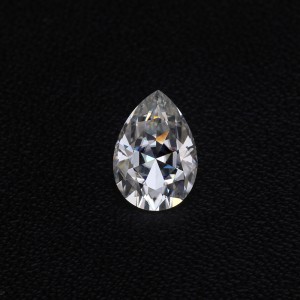 DEF Pear Shape Created Moissanite Loose Gemstone