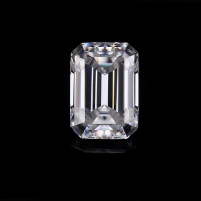 DEF White Color Octagon Emerald Cut  Created Moissanite Loose Gemstone