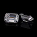DEF White Color Octagon Emerald Cut  Created Moissanite Loose Gemstone