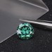 Green Color Round Shape 3 Carat 9.0mm VS Clarity Created Moissanite Loose Gemstone