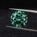 Green Color Round Shape 3 Carat 9.0mm VS Clarity Created Moissanite Loose Gemstone